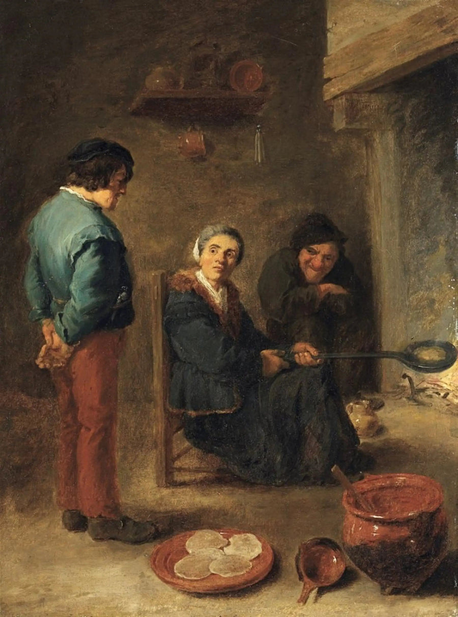 O padeiro de crepes - David Teniers, o Jovem