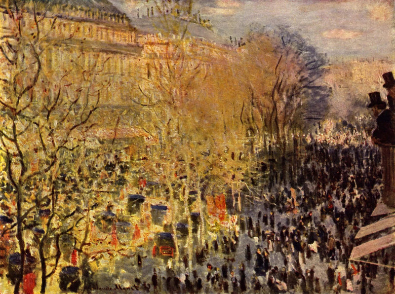 O Boulevard des Capucines - Claude Monet