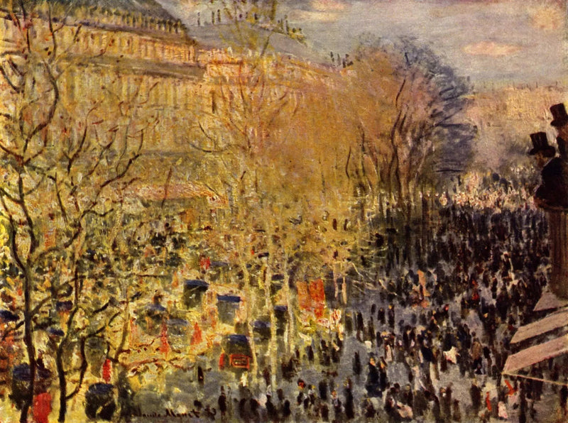 O Boulevard des Capucines - Claude Monet