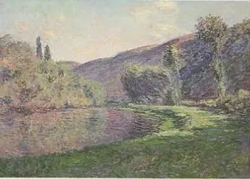 O Braço de Jeufosse, efeito de fim de tarde - Claude Monet