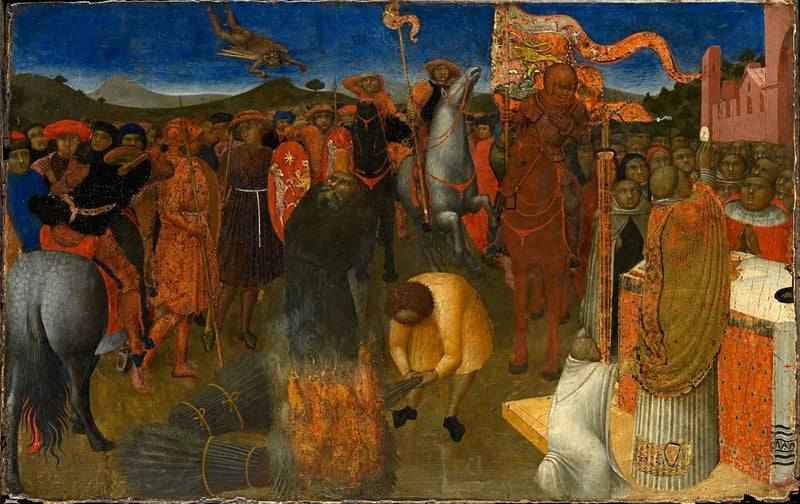 O madeiro de um herege - Stefano di Giovanni (Sassetta)