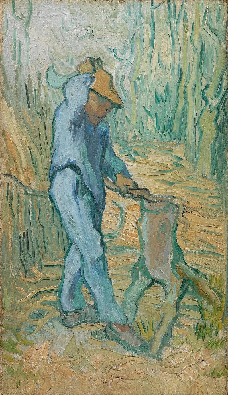 O Lenhador (segundo Millet) - Vincent van Gogh