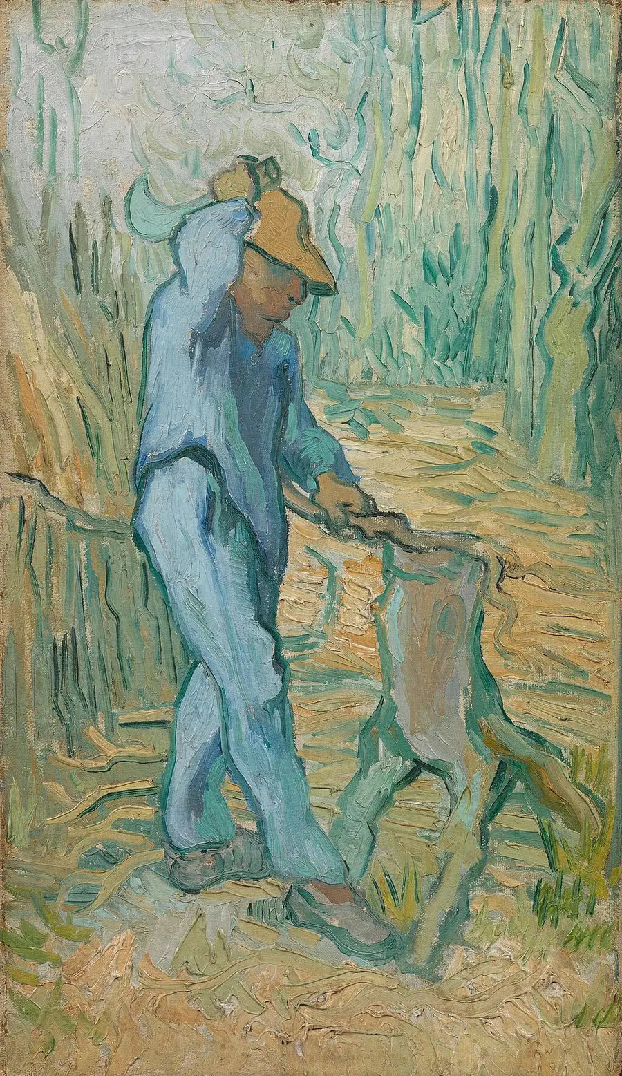 O Lenhador (segundo Millet) - Vincent van Gogh