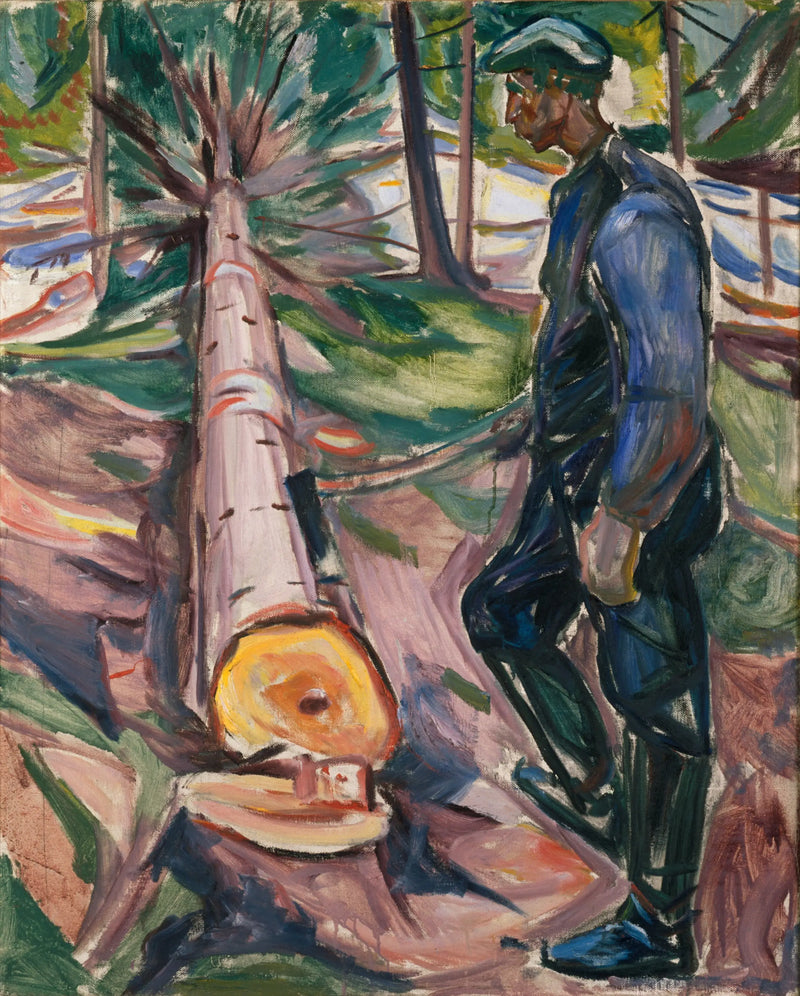 O Lenhador - Edvard Munch