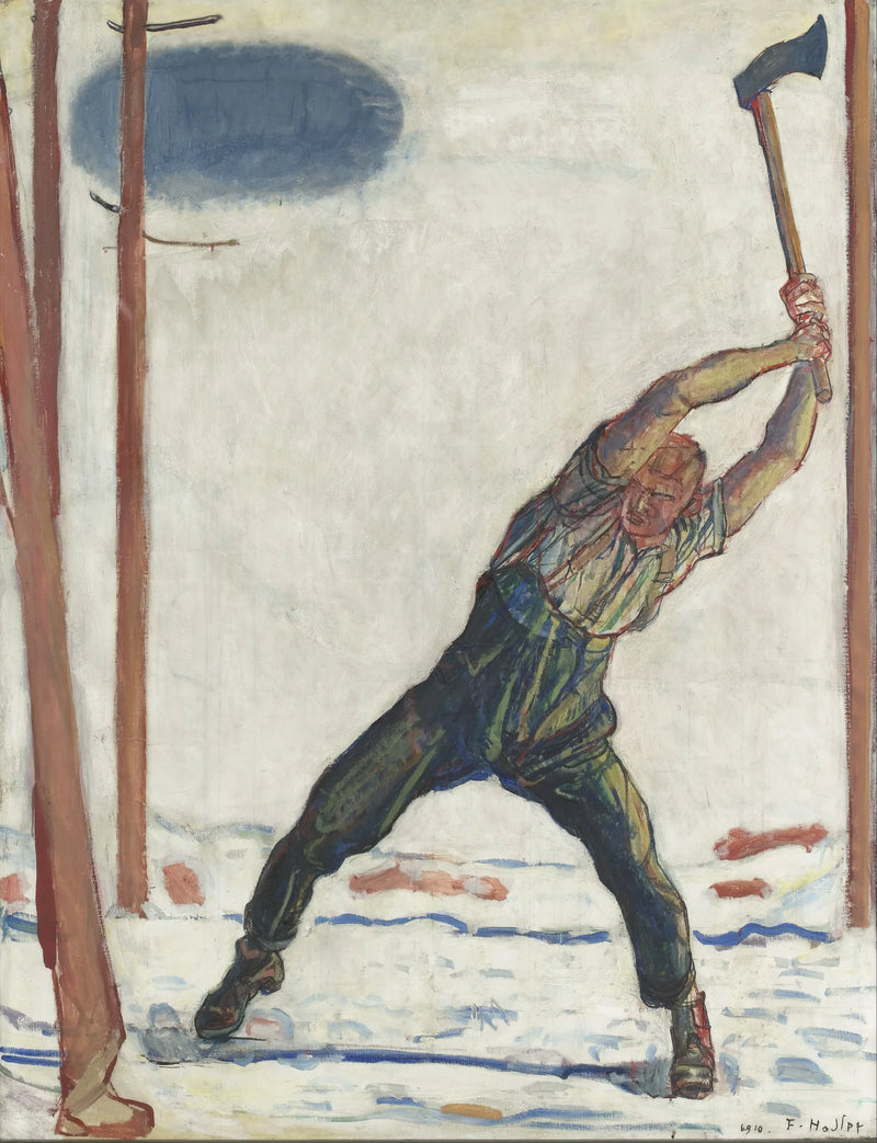 O lenhador - Ferdinand Hodler