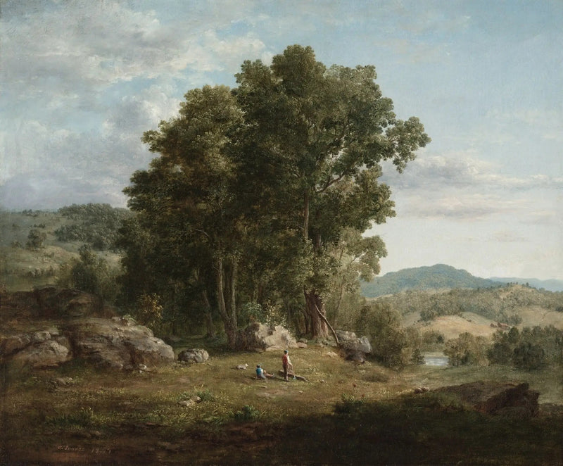 O lenhador - George Inness