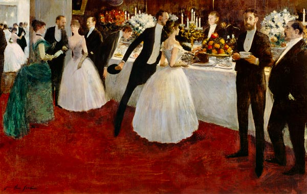 O buffet - Jean-Louis Forain