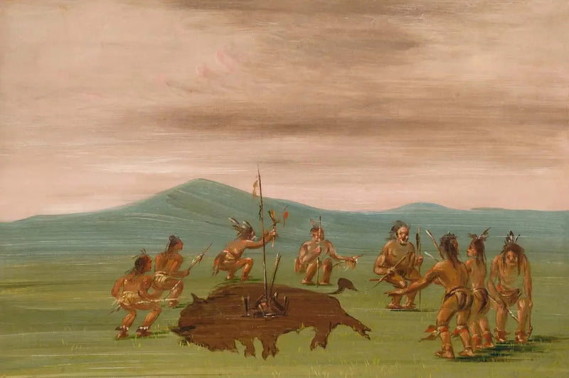 O búfalo medicinal dos Sioux - George Catlin