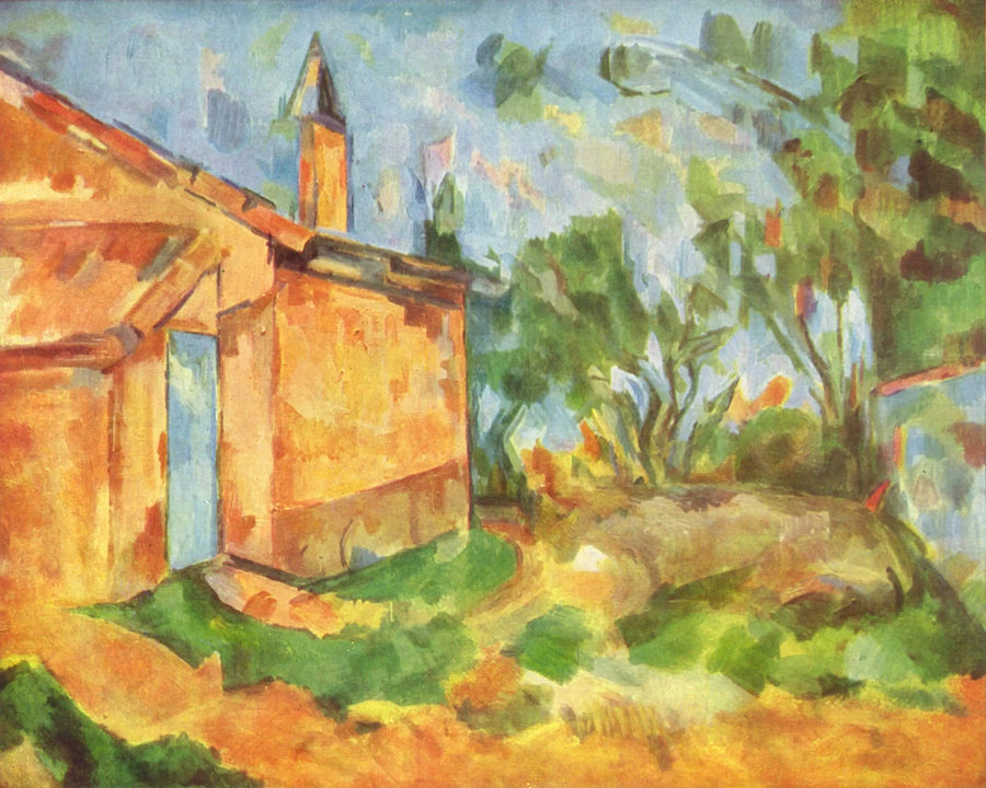 O Cabanon de Jourdan - Paul Cézanne