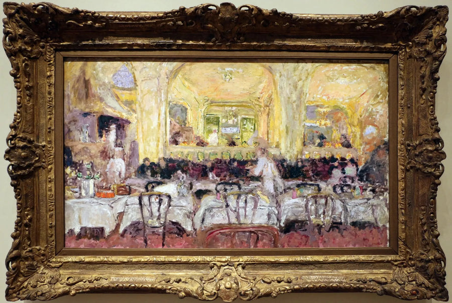 O café Wepler - Édouard Vuillard