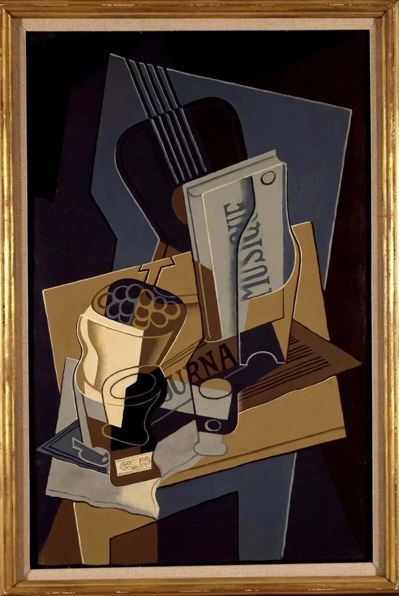 O caderno de música - Juan Gris