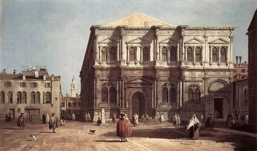O Campo San Rocco - Canaletto