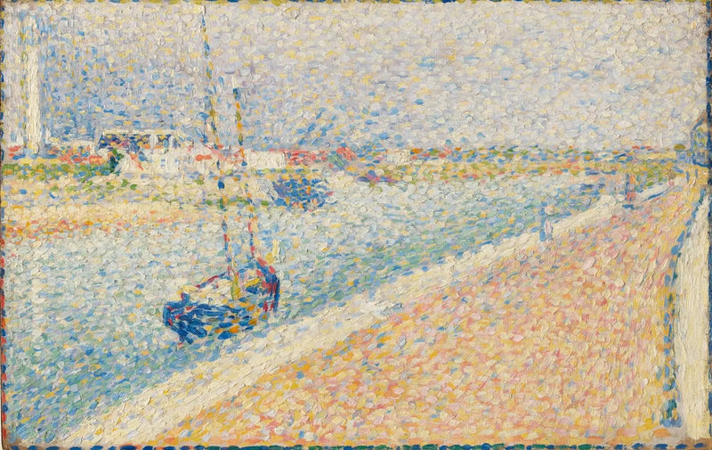 O Canal em Gravelines, Petit-Fort-Philippe - Georges Seurat