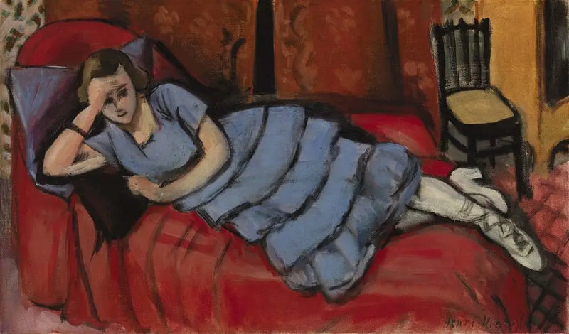 O Sofá Vermelho (O Sofá vermelho) - Henri Matisse