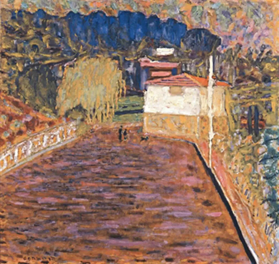 Le Cannet, a estrada rosa - Pierre Bonnard