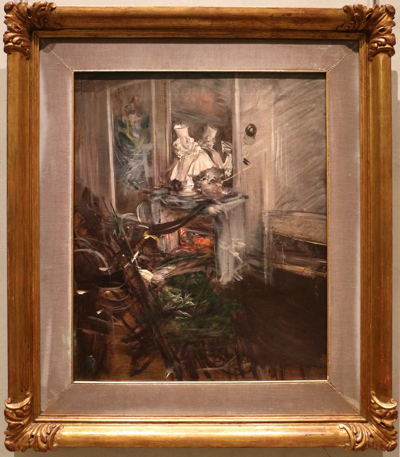 O « Cardinal » de Bernini no quarto do pintor - Giovanni Boldini