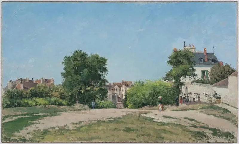 O Carrefour, Pontoise - Camille Pissarro