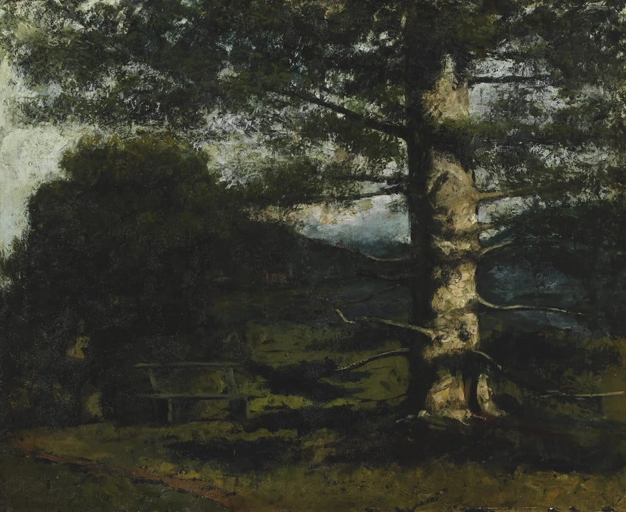 O Cedro de Hauteville - Gustave Courbet