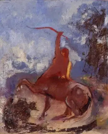 O Centauro com arco - Odilon Redon