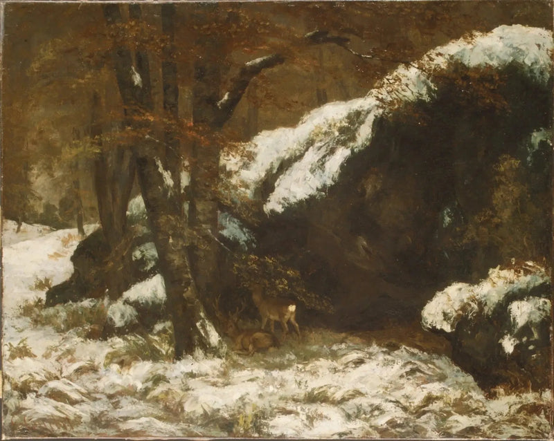 O cervo - Gustave Courbet