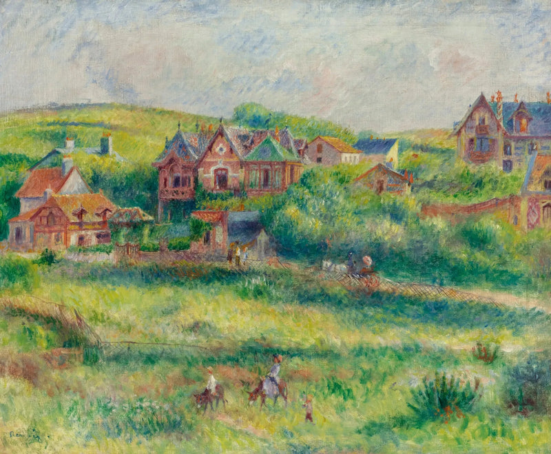 O chalé de Blanche Pierson em Pourville - Pierre-Auguste Renoir