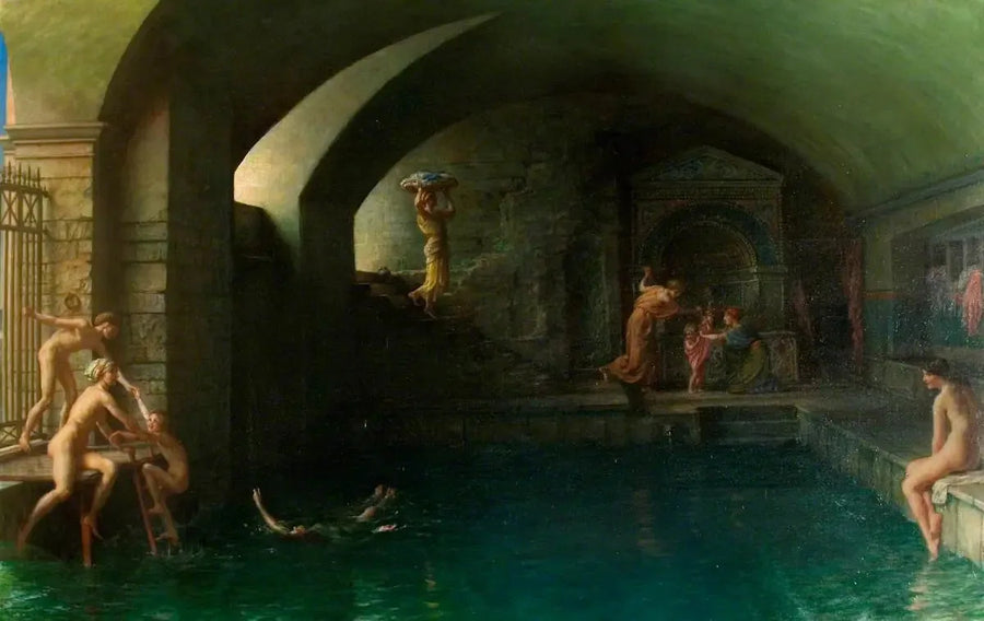 O campeão nadador - Edward Poynter