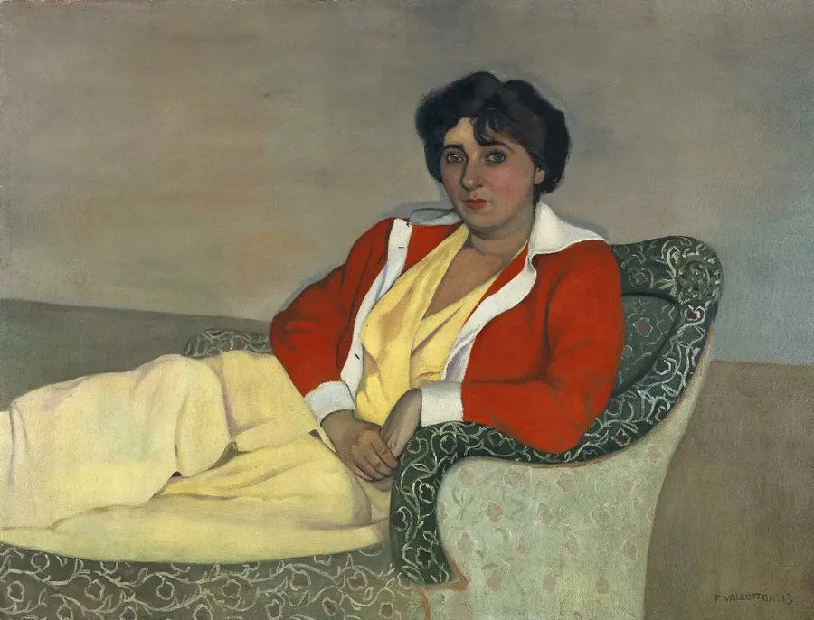 O suéter vermelho - Félix Vallotton