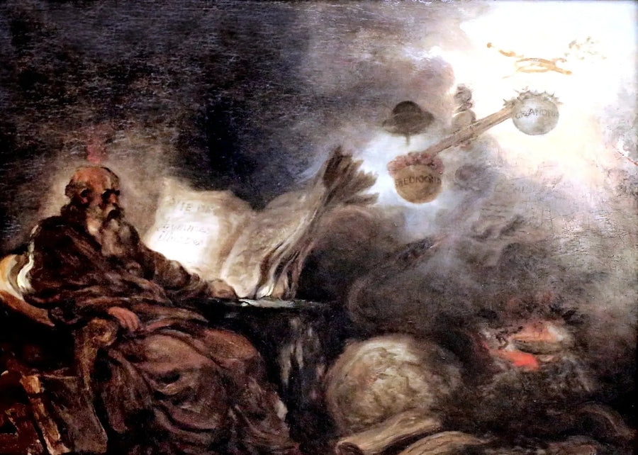 O canto de Plutarco - Jean-Honoré Fragonard