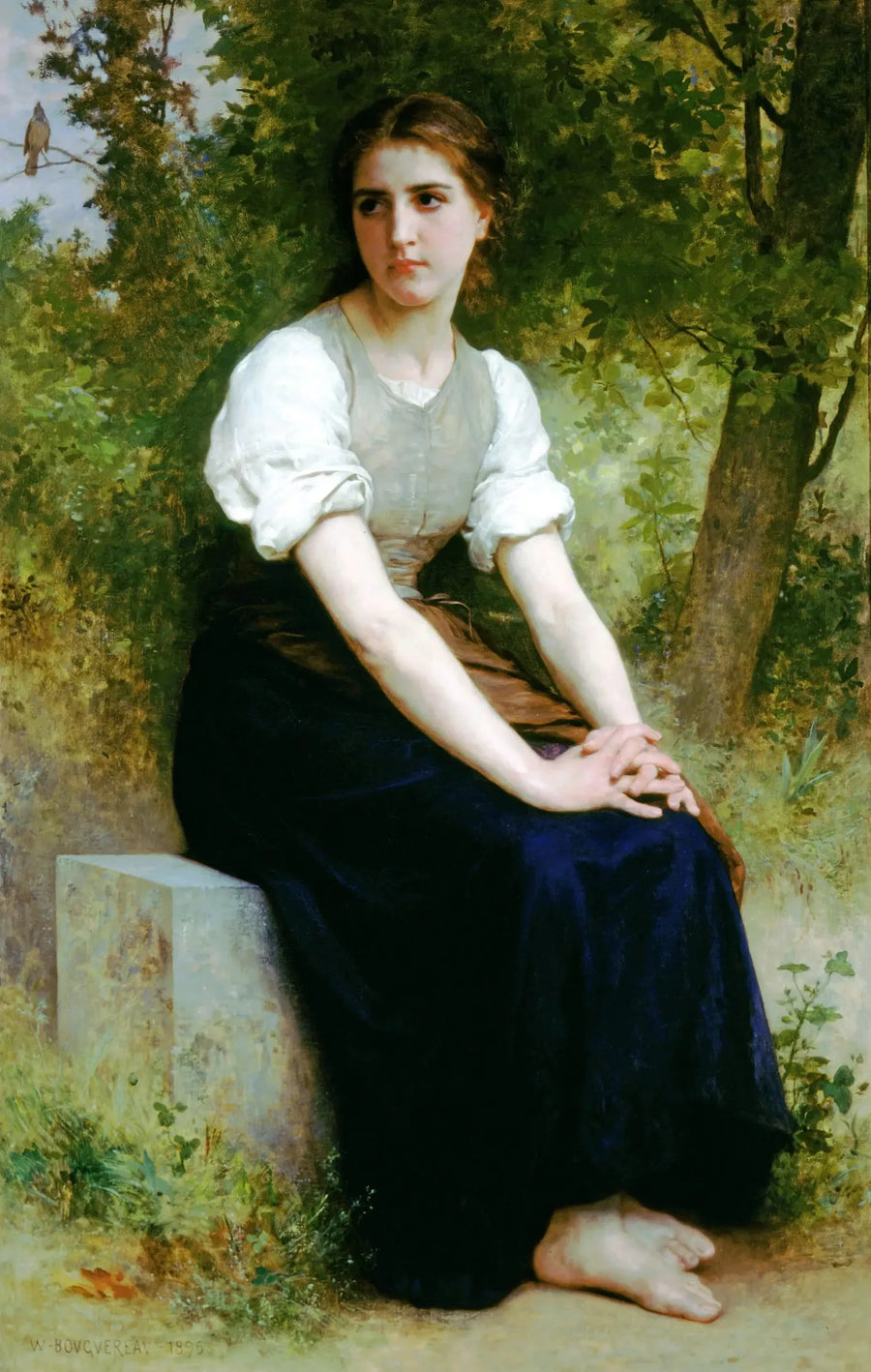 O Canto do Rouxinol - Bouguereau