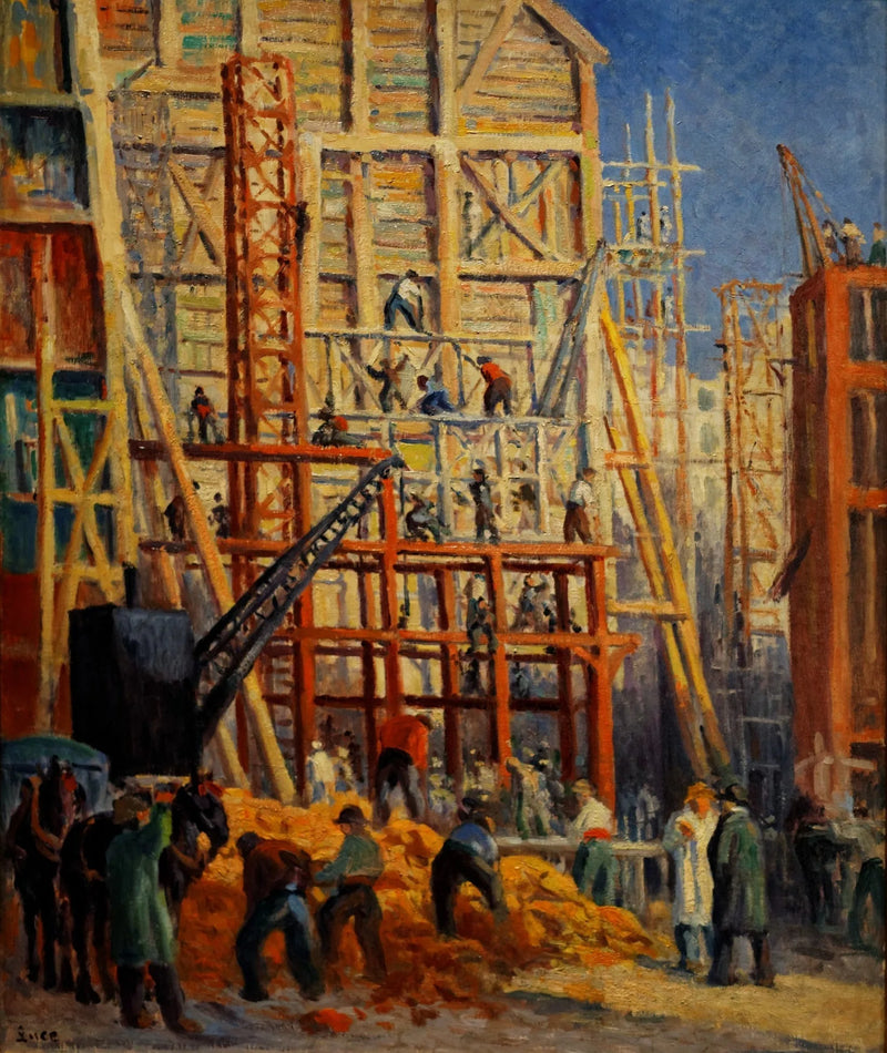 O Canteiro - Maximilien Luce