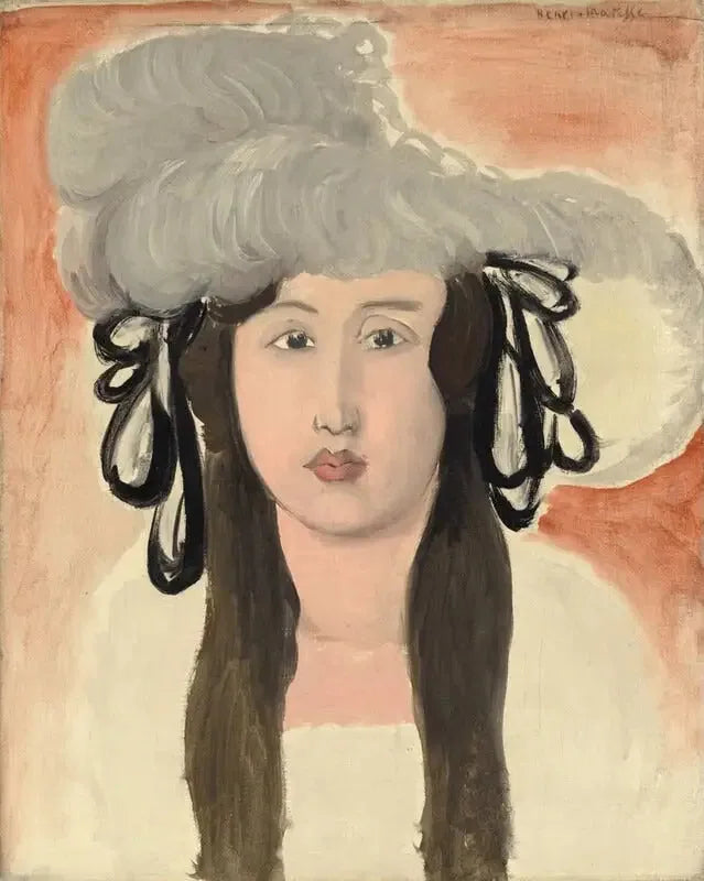 O chapéu de penas - Henri Matisse