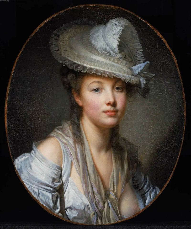 O Chapéu Branco - Jean-Baptiste Greuze