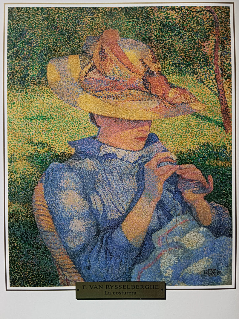 O Chapéu de Palha - Théodore van Rysselberghe