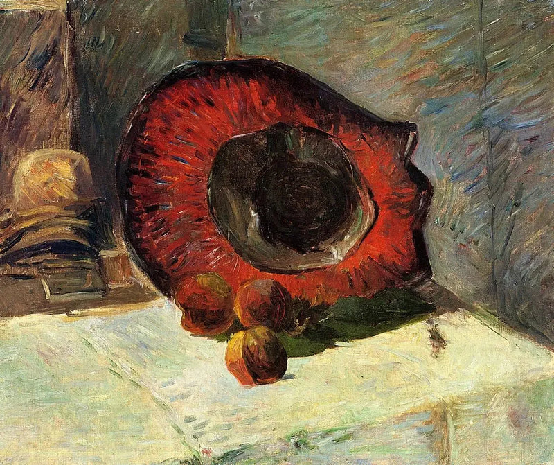 O Chapéu Vermelho - Paul Gauguin