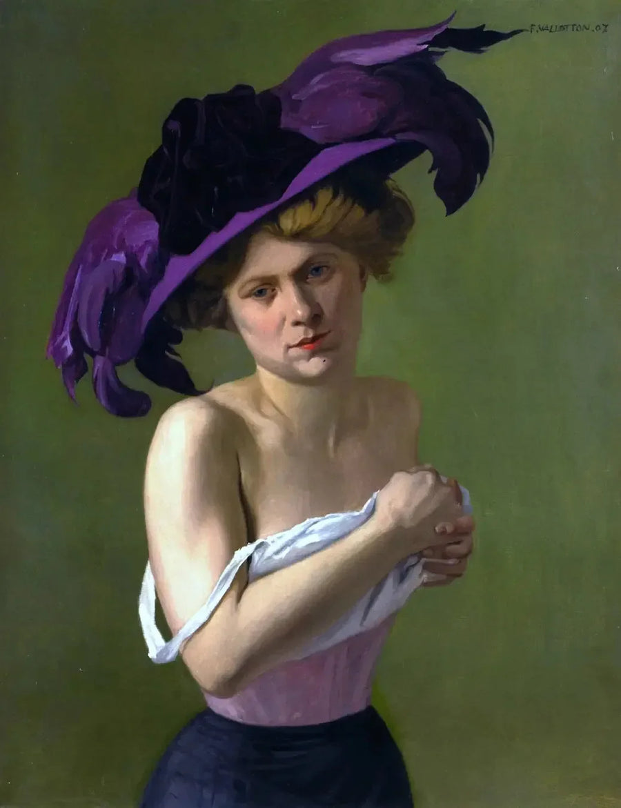 O Chapéu roxo - Félix Vallotton