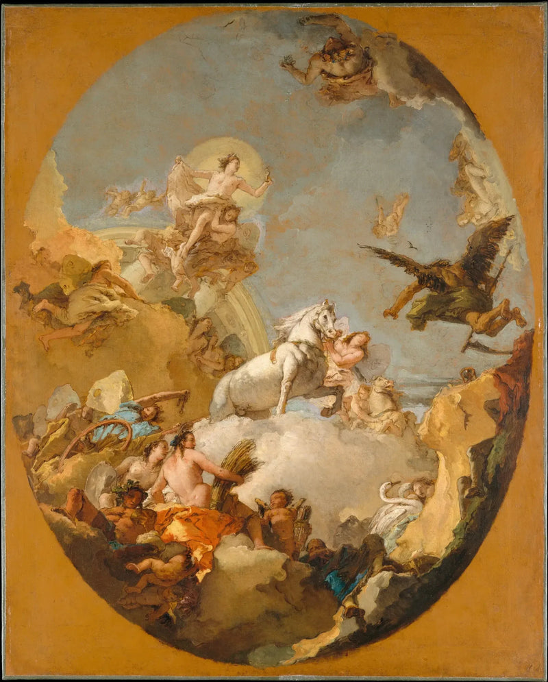 O Carro de Aurora - Giovanni Battista Tiepolo