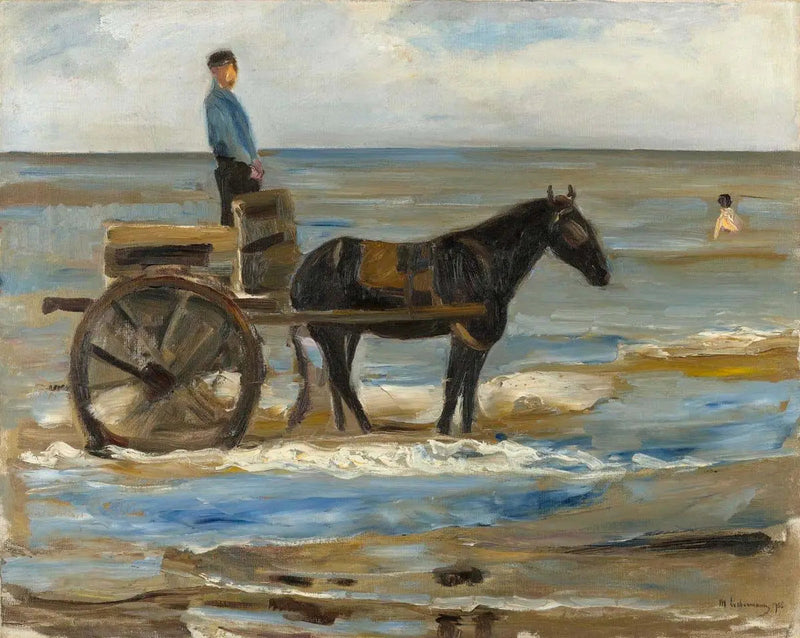 O carrinho do salva-vidas - Max Liebermann