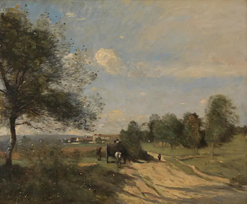 O carrinho - Jean-Baptiste Camille Corot