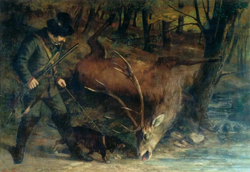 O Caçador alemão - Gustave Courbet