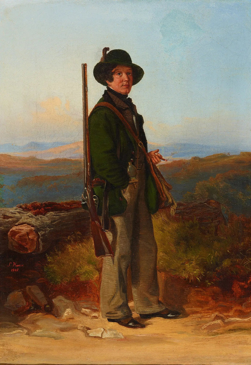 O Caçador - Ludwig Knaus