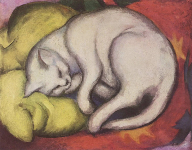 O gato branco - Franz Marc