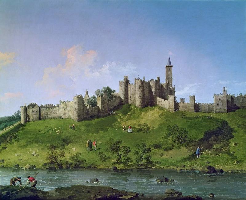 O Castelo de Alnwick - Canaletto