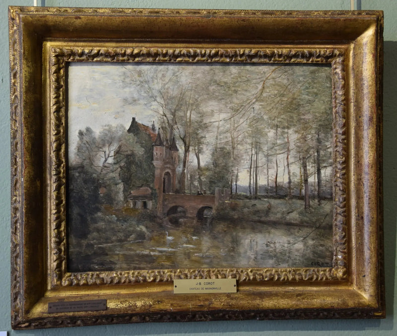 O Castelo de Wagnonville - Jean-Baptiste Camille Corot