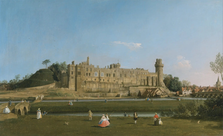 O Castelo de Warwick - Canaletto