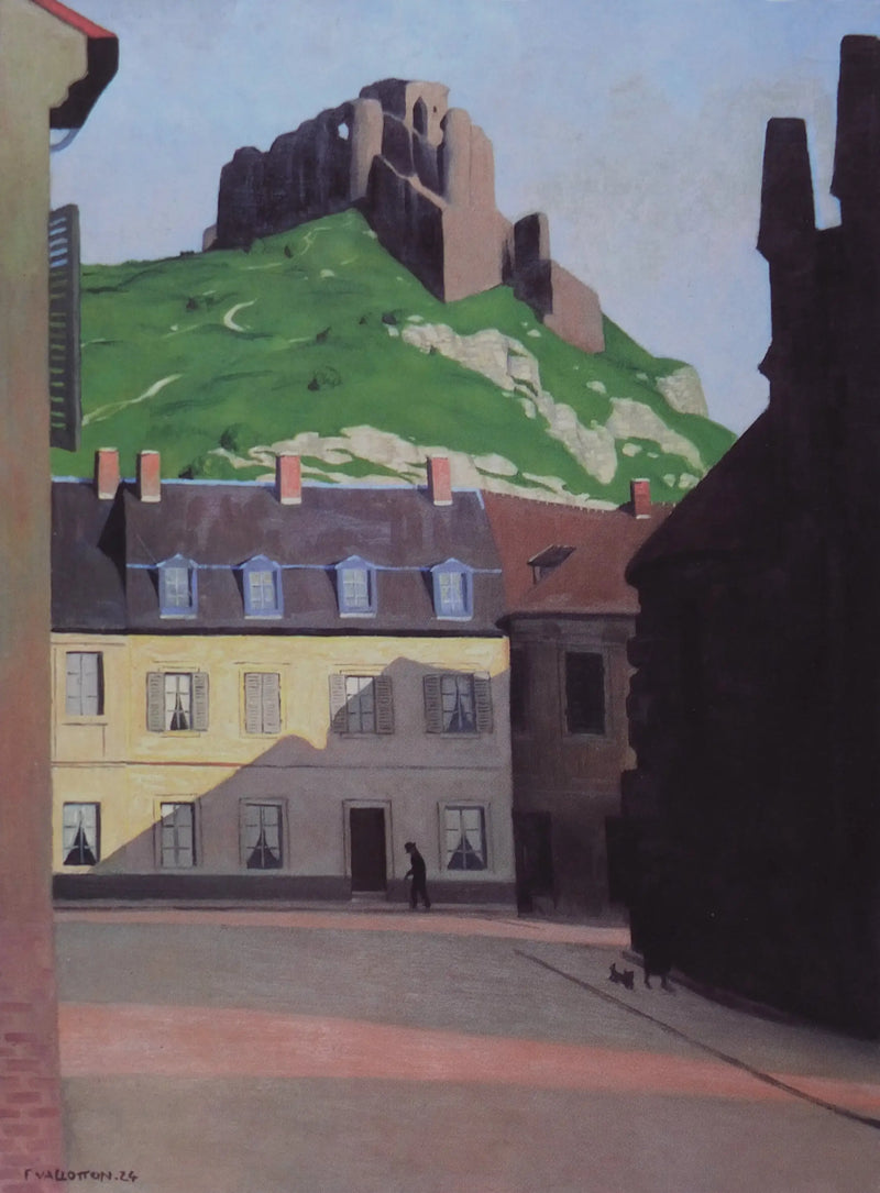 O Castelo Gaillard e a Praça de Andelys - Félix Vallotton