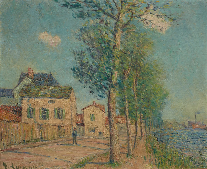 O Caminho à Beira do Rio - Gustave Loiseau