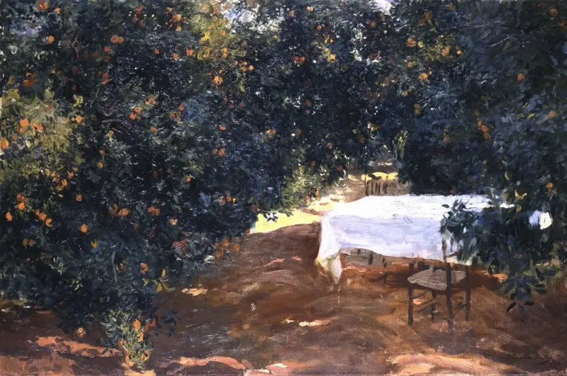 O caminho na laranjeira, Alcira - Joaquín Sorolla