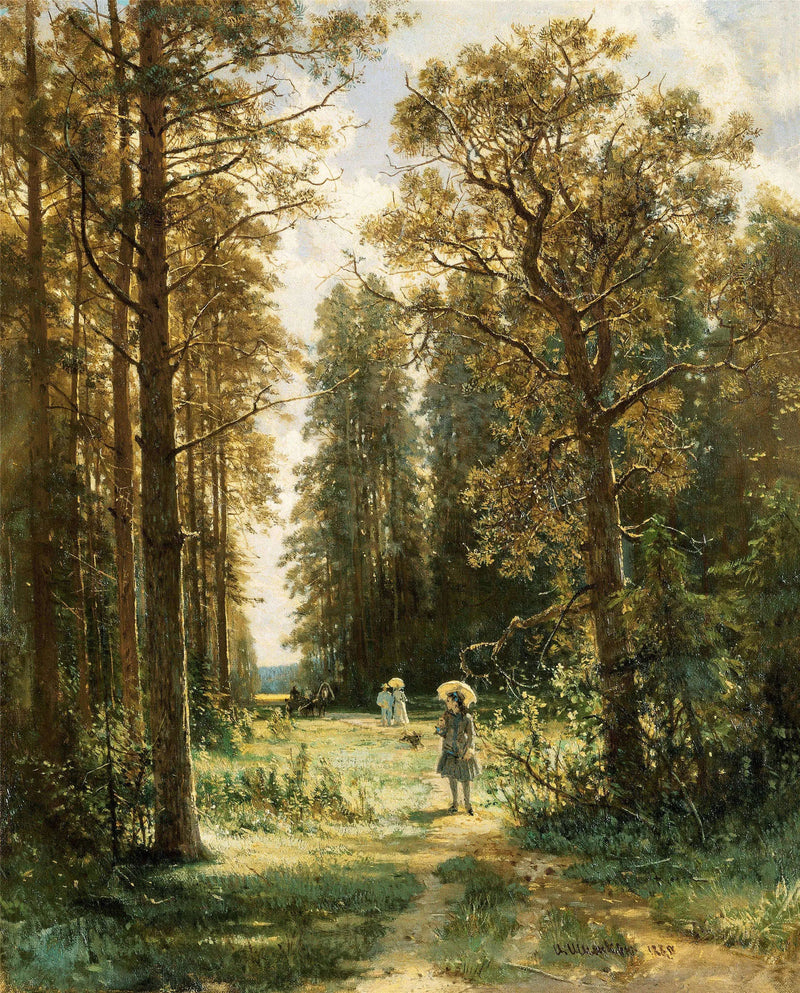 O caminho na floresta - Ivan Chichkine