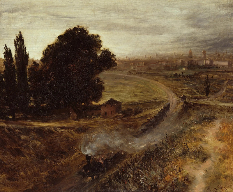 A ferrovia Berlim-Potsdam - Adolph von Menzel