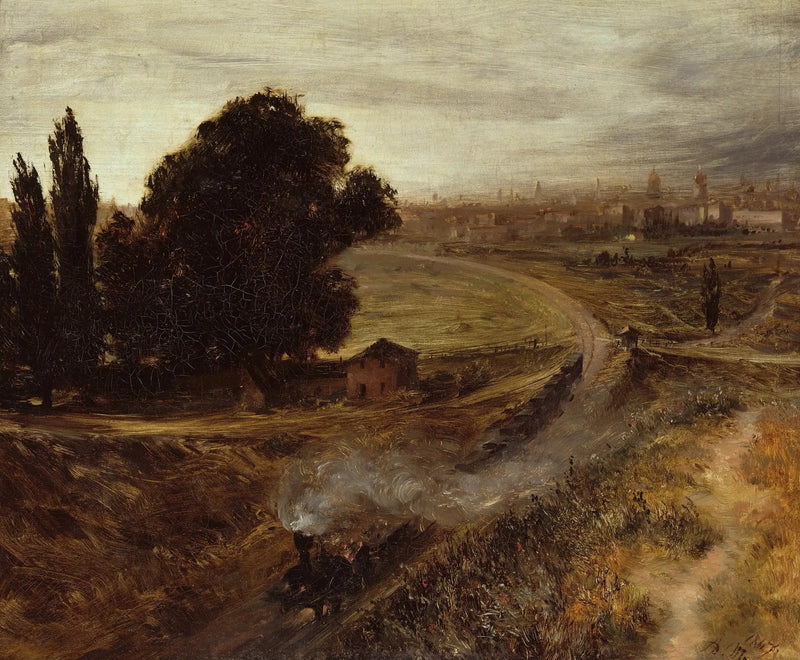 A ferrovia Berlim-Potsdam - Adolph von Menzel